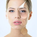 Anti Aging Concept, Portrait Of Beautiful Woman With Problem And